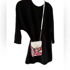 Juicy Couture Mini Crossbody Purse Bag Gold Charms NWOT